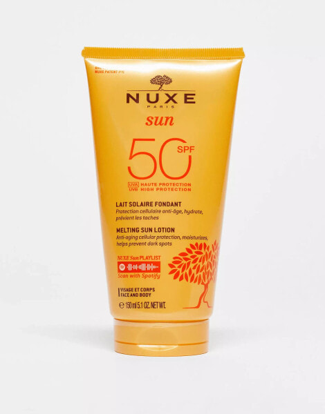 NUXE Sun Melting Sun Lotion High Protection for Face and Body SPF50 150ml