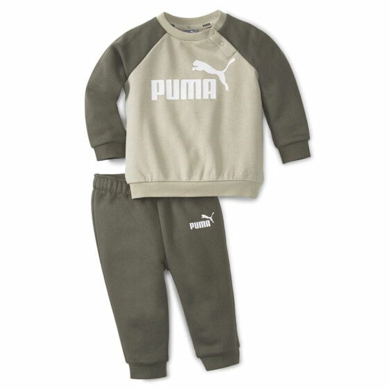 Женский спортивный костюм Puma Minicats Ess Raglan Хаки