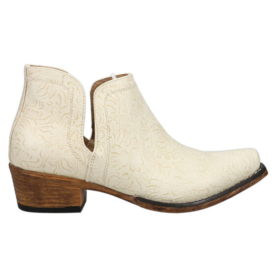 Roper Ava Snip Toe Cowboy Booties Womens Beige Casual Boots 09-021-1567-3142