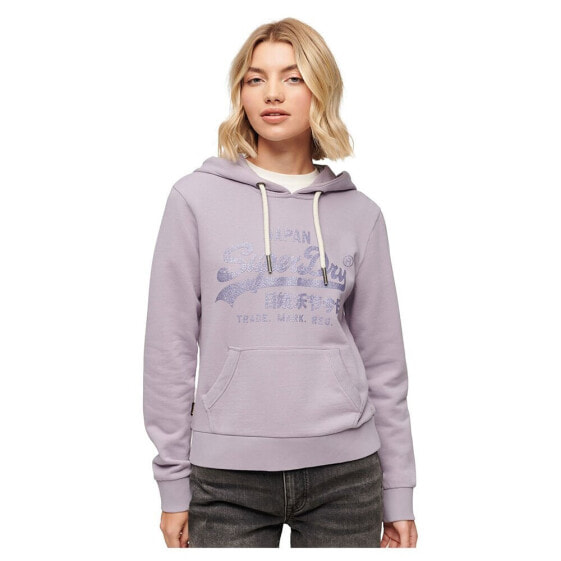 SUPERDRY Metallic Vl Graphic Unbrushed hoodie