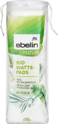 Wattepads Bio GOTS-zertifiziert, 60 St