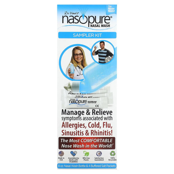 Nasopure, Dr. Hana's Nasal Wash, набор пробников, 6 предметов