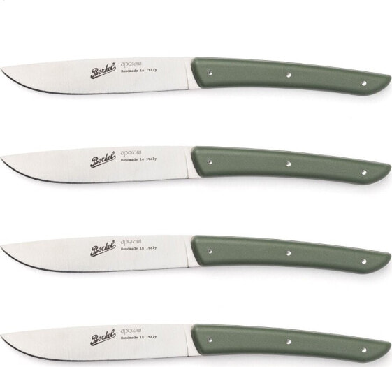 Berkel Berkel steak knife set 4-pcs. Color green