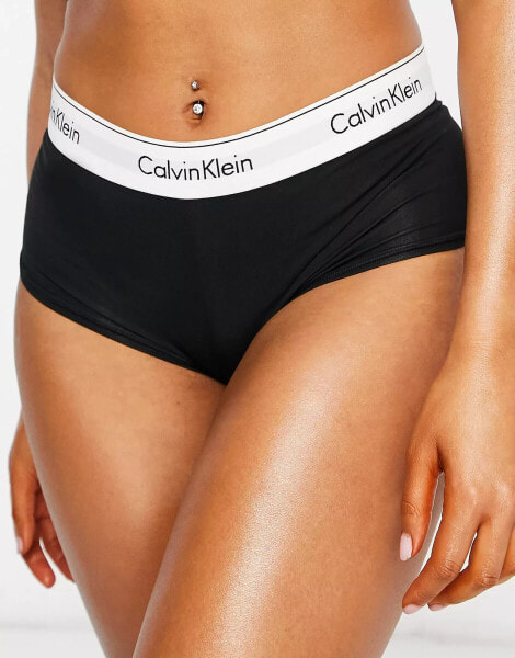 Calvin Klein Modern Cotton shorty brief in black