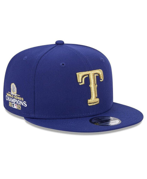 Men's Royal Texas Rangers 2024 Gold Collection 9FIFTY Snapback Hat