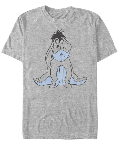 Men's Basic Sketch Eeyore Short Sleeve T-Shirt