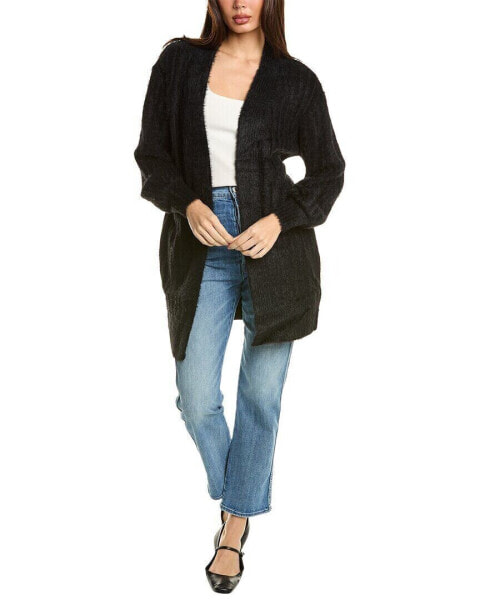 Lovestitch Fuzzy Eyelash Cardigan Women's