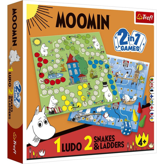 TREFL Moomin Board Game Snakes&Ladders doll