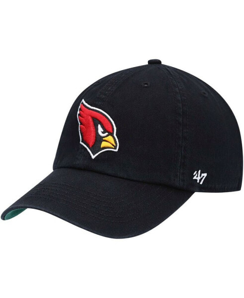 Men's Black Arizona Cardinals Franchise Logo Fitted Hat