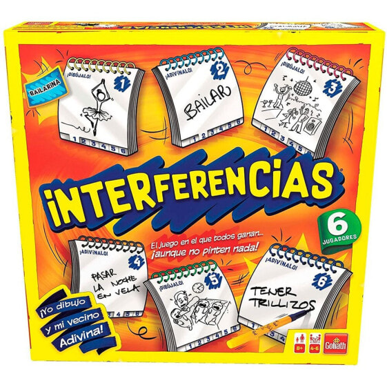 GOLIATH BV Interferencias Spanish Board Game