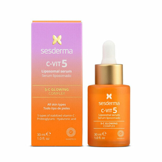 Sesderma C-Vit5 Liposomal Serum Сыворотка для сияния кожи с 5 видами липосомированного витамина С 30 мл