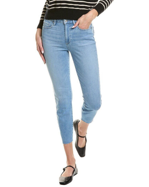 Paige Bombshell Crop Sky Touch Distressed Skinny Leg Jean Women's