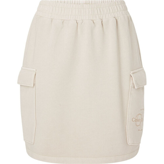 CALVIN KLEIN JEANS Embroidered Monologo Skirt