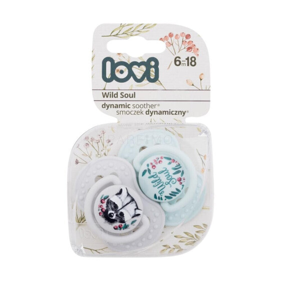 LOVI Wild Soul Dynamic Soother Boy 6-18m 2 St. schnuller für Kinder