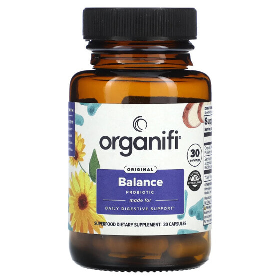 Organifi, Original Balance Probiotic, 30 капсул