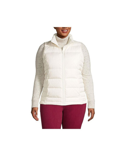 Plus Size Down Puffer Vest