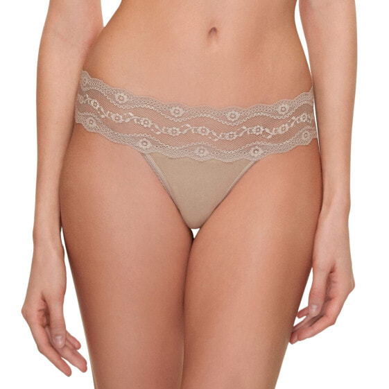 b.tempt'd 289075 B.adorable Panty Thong Underwear, Au Natural, Small US