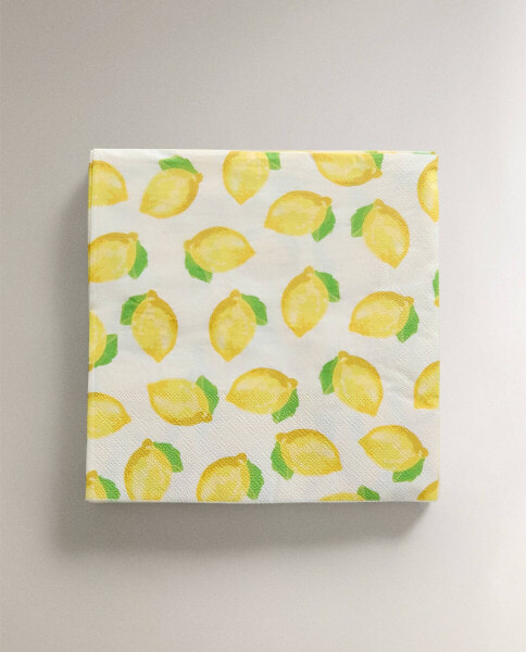 Lemon paper napkins (pack of 20)