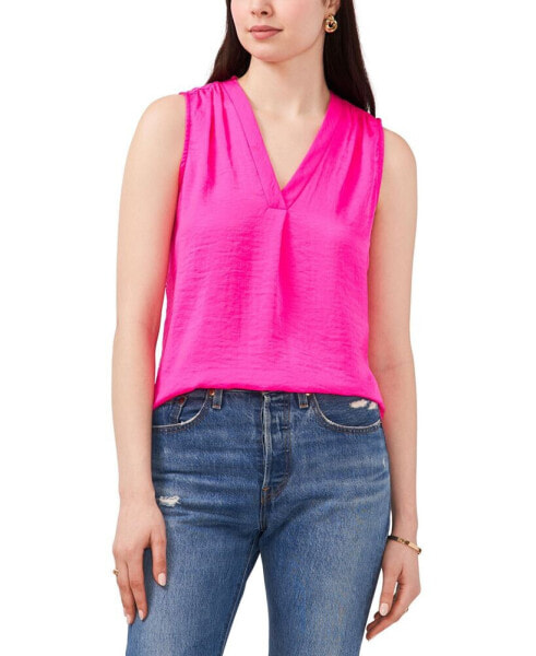 Women's V-Neck Sleeveless Top