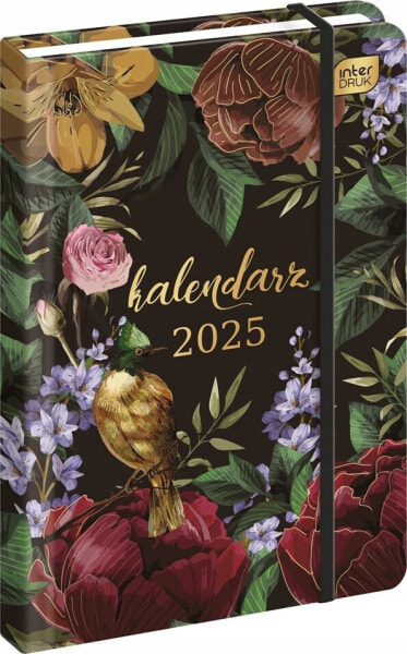 Interdruk Kalendarz 2025 książkowy A6 192 Metallic Savage