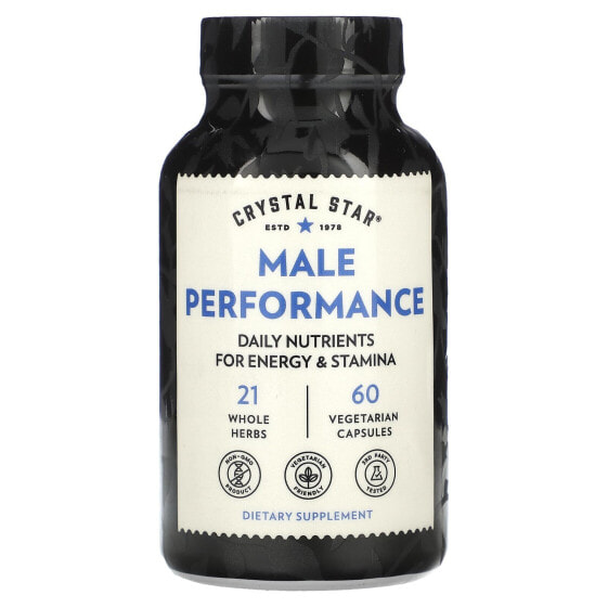 Crystal Star, Male Performance, 60 растительных капсул