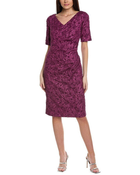 Js Collections Gianna Knee-Length Dress Women's Purple 2