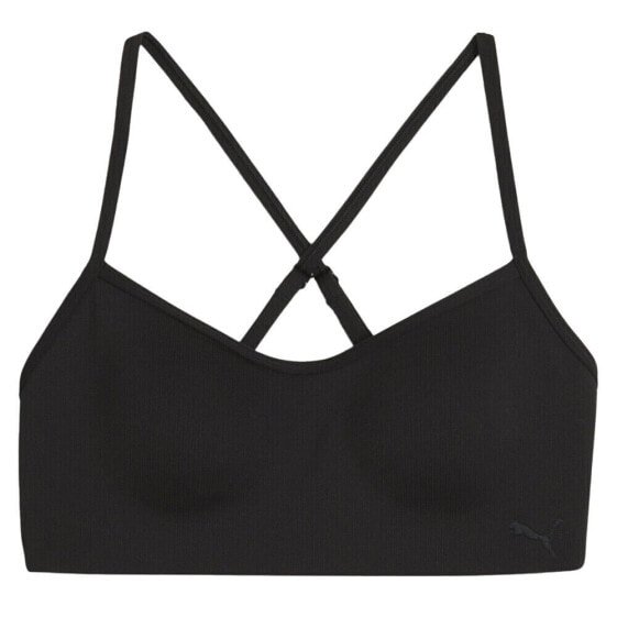 Puma Move Cloudspun Sports Bra Womens Black Casual 52480901