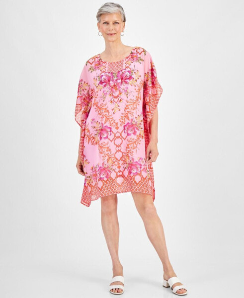 Petite Oasis Dream Embellished Caftan Dress, Created for Macy's