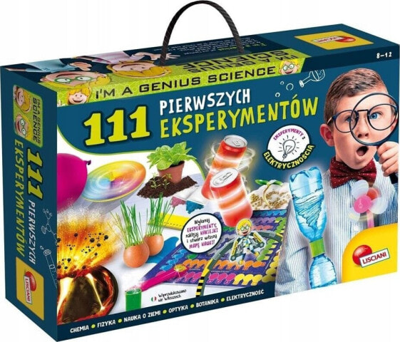 Lisciani LISCIANI I"M A GENIUS 111 PIERWSZYCH EKSPERYMENTÓW.