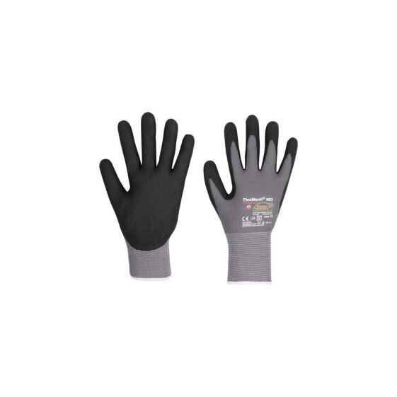 Honeywell Handschuhe FlexMech 663 Größe 9 grau/schwarz EN 388 PSA-Kategorie II, VE: 10 Paar