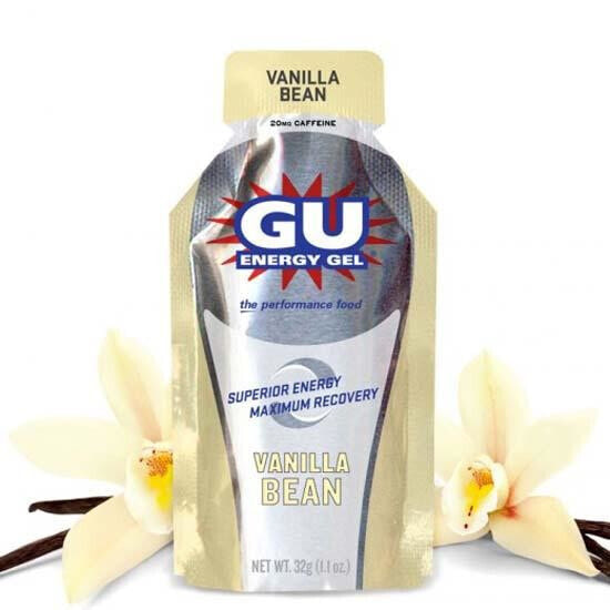 GU 24 Units Vanilla Bean Energy Gels Box