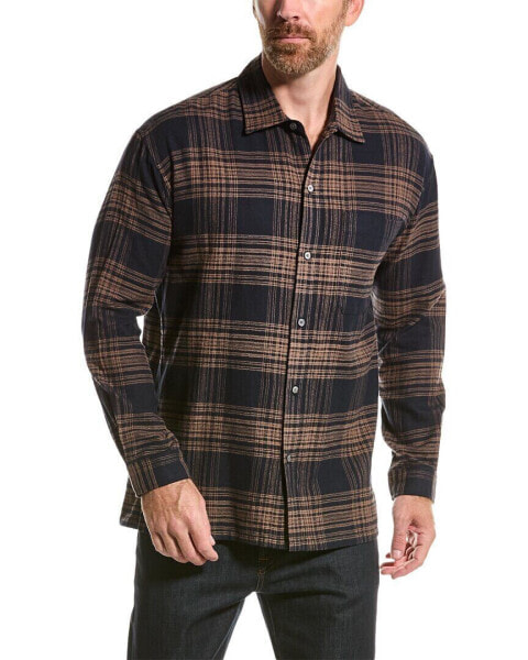 Frame Denim Relaxed Shirt Men's Brown S