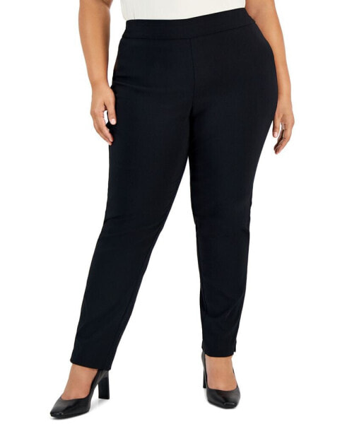 Plus Size Pull-On Cambridge Pants, Created for Macy's