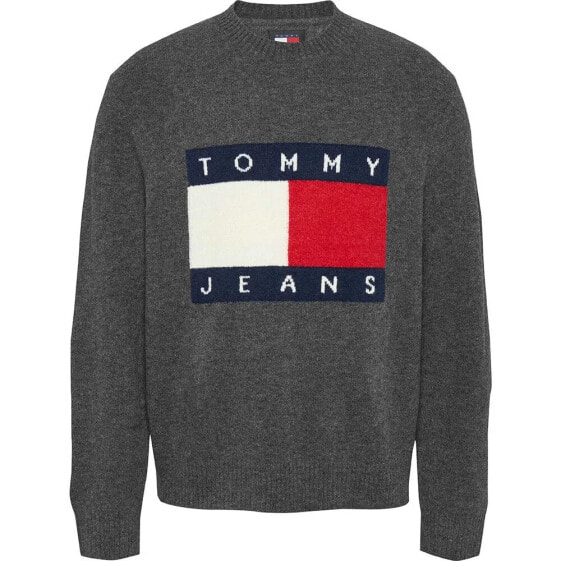 TOMMY JEANS Reg Melange Flag sweater