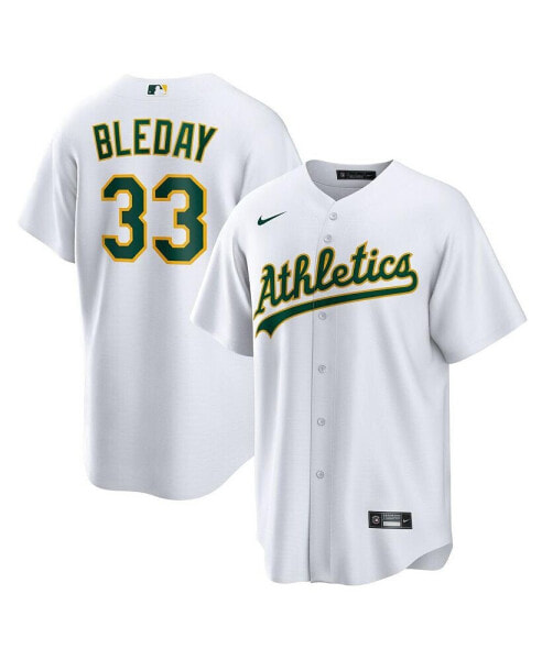 Men's JJ Bleday White Oakland Athletics Home Replica Jersey