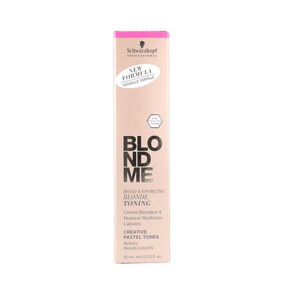 Постоянная краска Blondme Toning Schwarzkopf Синяя сталь (60 ml)