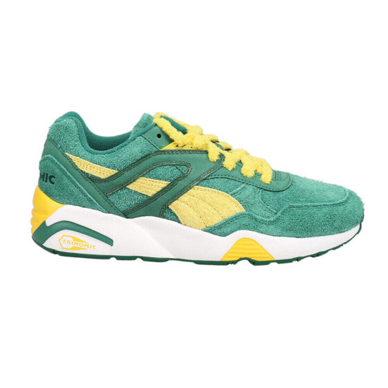 Puma R698 Super Lace Up With Accessory Mens Green Sneakers Casual Shoes 3886580