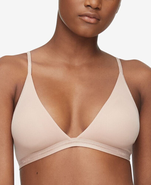 Женский бюстгальтер Calvin Klein Womens Form To Body Lightly Lined Triangle Bralette QF6758