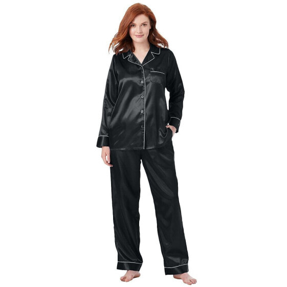 Plus Size The Luxe Satin Pajama Set