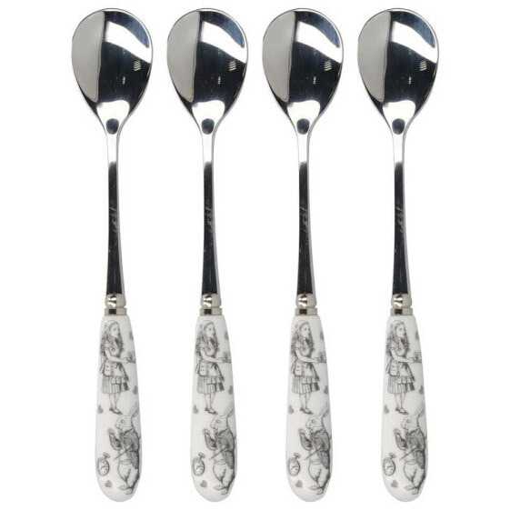 V AND A Victoria And Albert Alice In Wonderland Set of 4 Tea Spoons