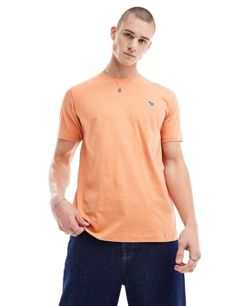 Paul Smith regular t-shirt with zebra logo in orange