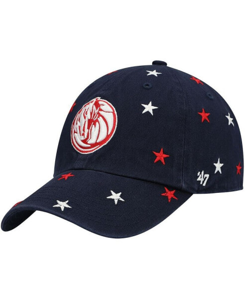 Men's '47 Navy Dallas Mavericks Confetti Cleanup Adjustable Hat