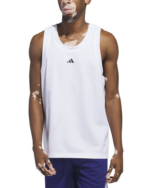 Men's Legends Sleeveless 3-Stripes Logo Basketball Tank