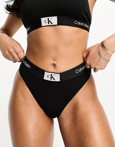 Calvin Klein CK 96 thong in black