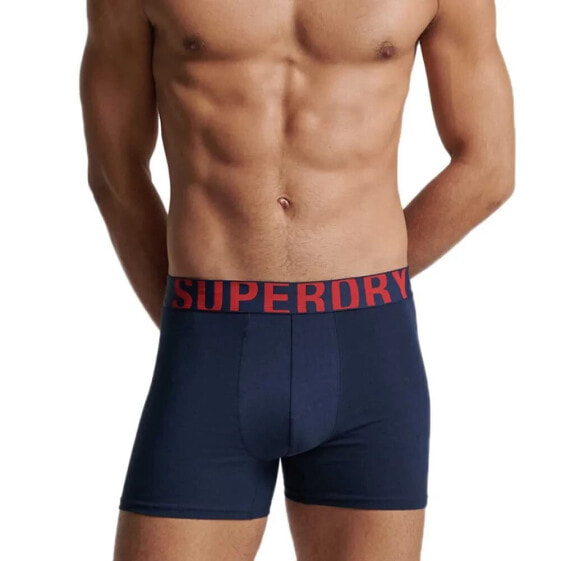 SUPERDRY Dual Logo boxers 2 units