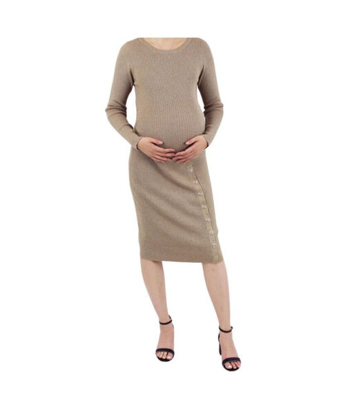 Maternity Knitted Sweater Dress