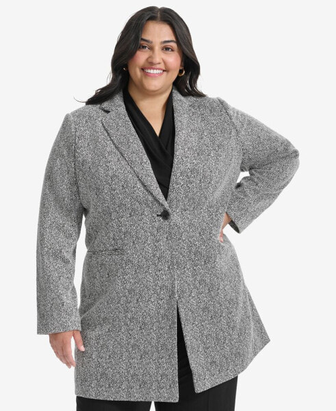 Plus Size Double D Topper Blazer