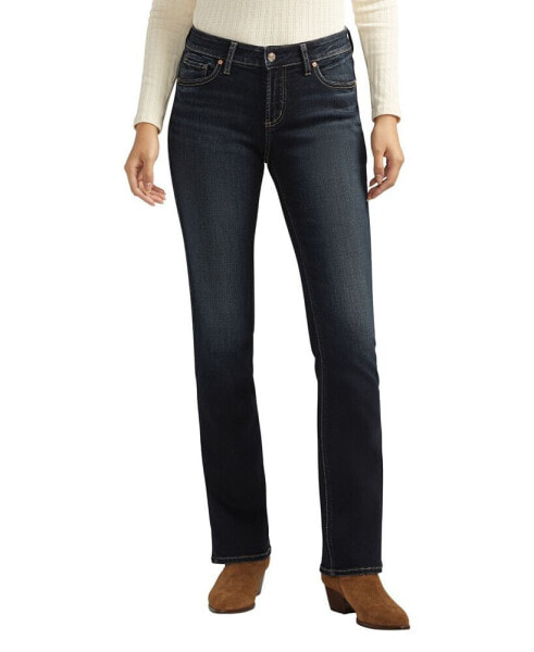 Women's Elyse Mid Rise Comfort Fit Slim Bootcut Jeans