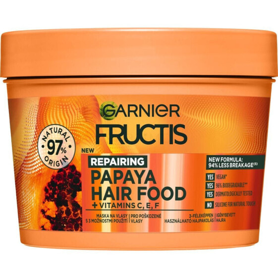 Garnier Fructis Hair Food Papaya Repairing Mask 400 ml haarmaske für Frauen