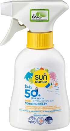 Sonnenspray Kids, MED ultra sensitiv, LSF 50+, 200 ml